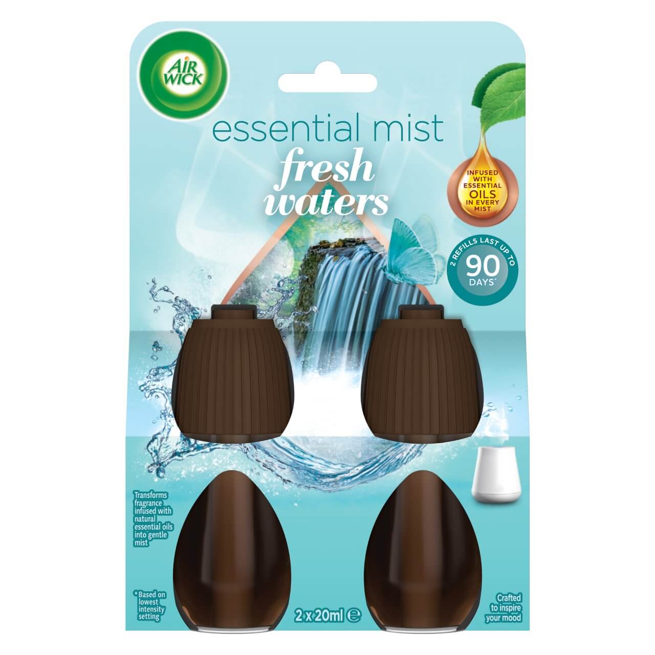 Air Wick Essential Mist Refill DuoPack Fresh Waters 2x20ml
